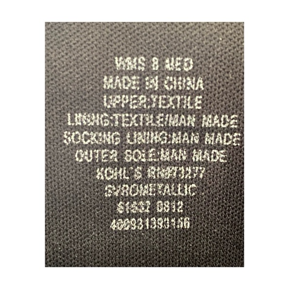 Simply Vera Metallic Mid Calf Moto Boots - Picture 10 of 11